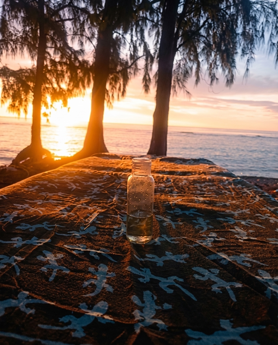 Ambiance massage au coucher de soleil